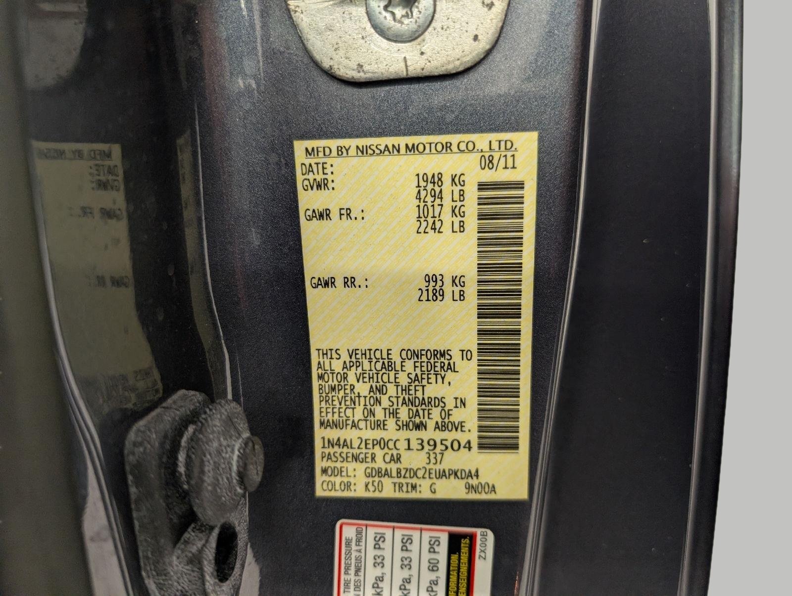 Used 2012 Nissan Altima 2.5 S w/ 2.5S Premium Pkg FWD image 25