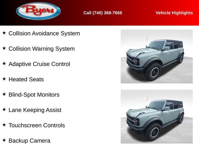 Used 2023 Ford Bronco Outer Banks w/ Sasquatch Package AWD/4WD image 12