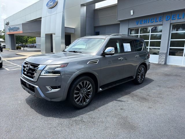 Used 2023 Nissan Armada Platinum w/ Captain's Chairs Package RWD image 4