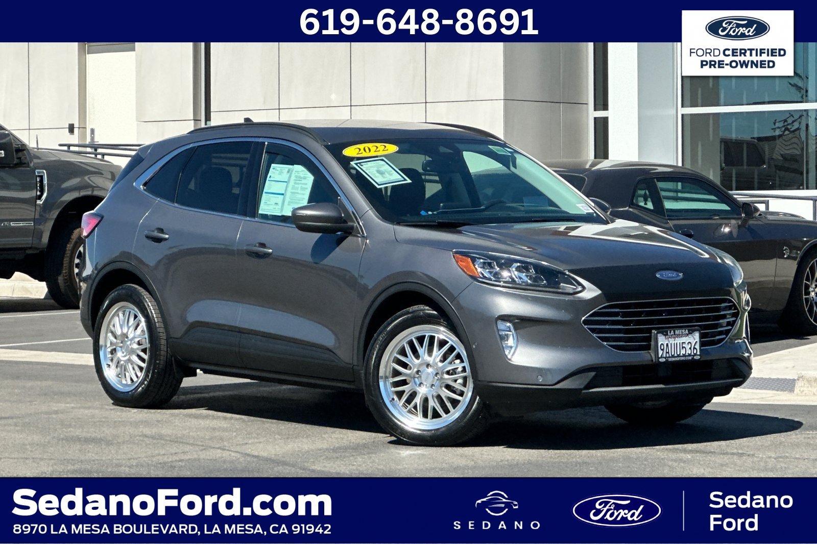Certified 2022 Ford Escape Titanium w/ Titanium Elite Package