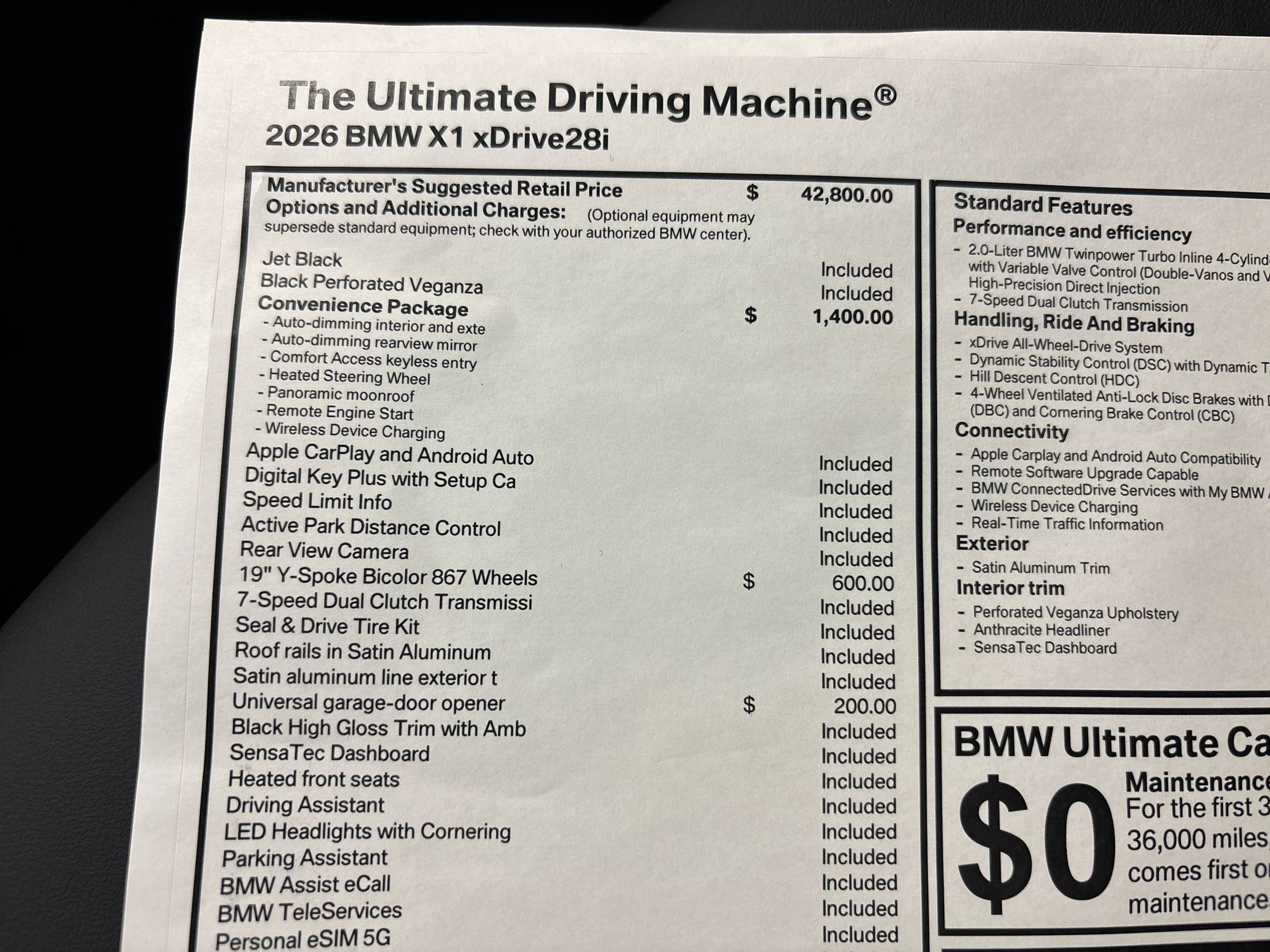 Used 2026 BMW X1 xDrive28i w/ Convenience Package image 35