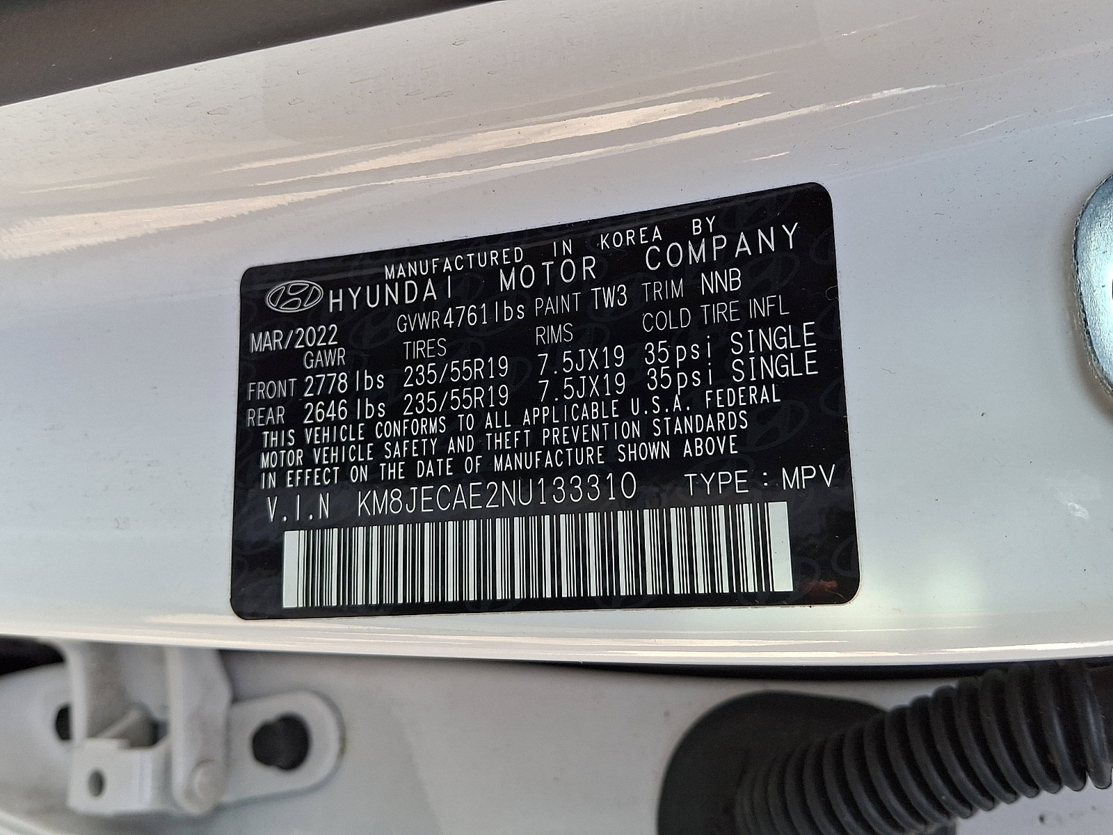 Certified 2022 Hyundai Tucson Limited w/ Cargo Package image 29