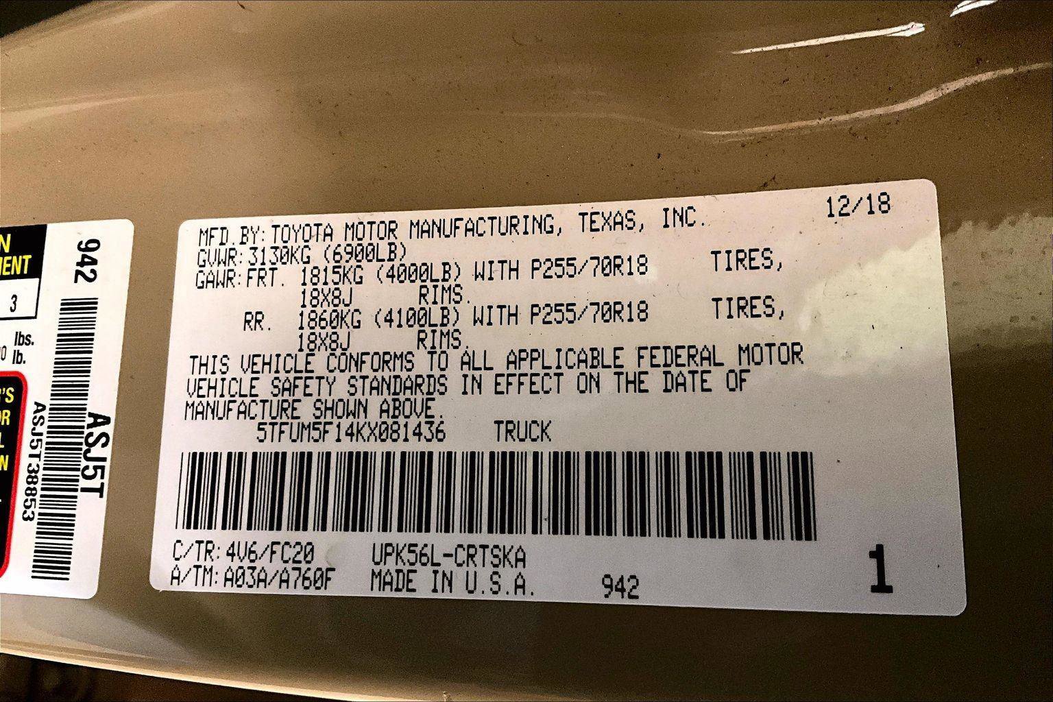 Used 2019 Toyota Tundra SR5 image 33