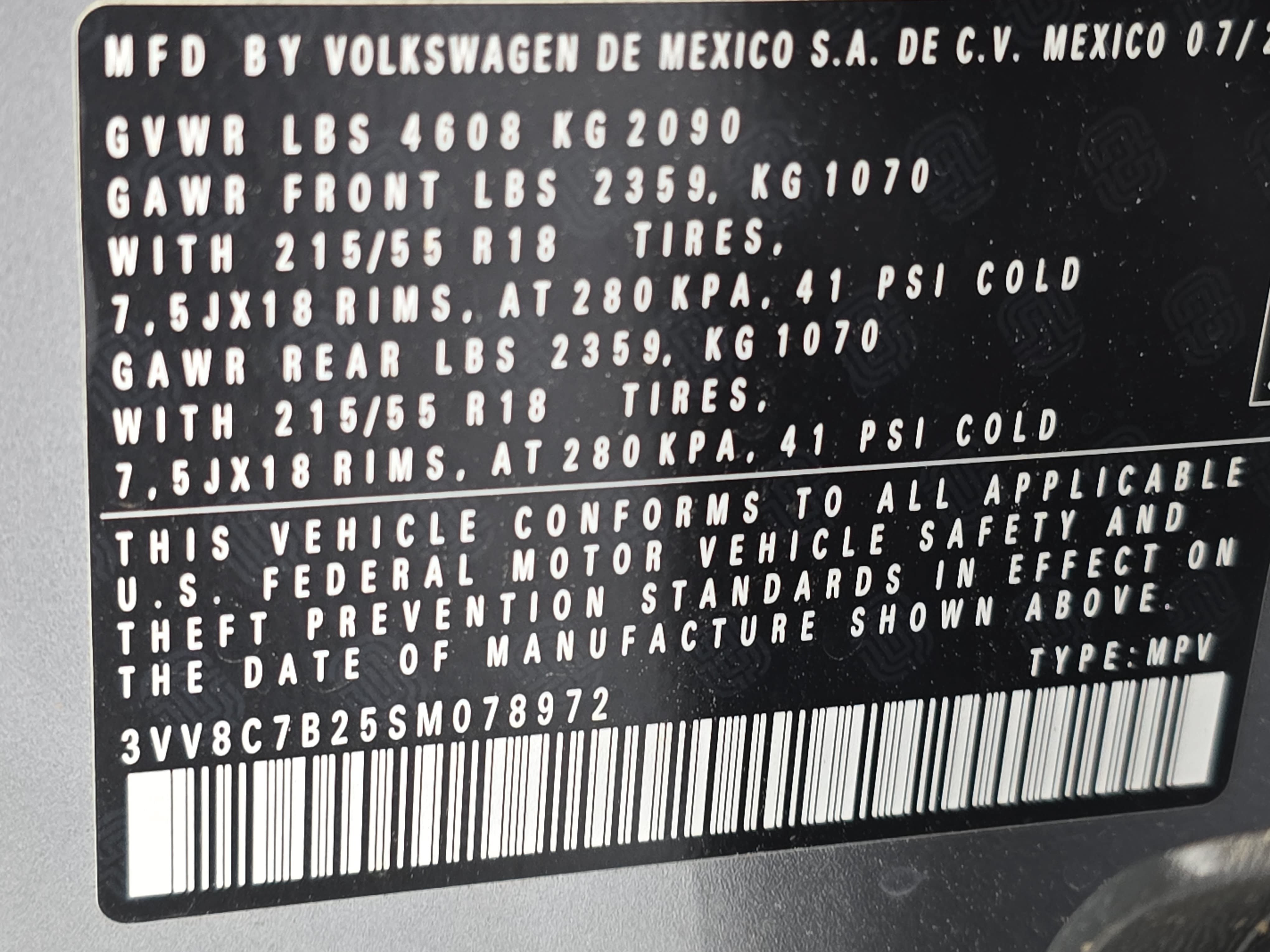 Used 2025 Volkswagen Taos S AWD/4WD image 34