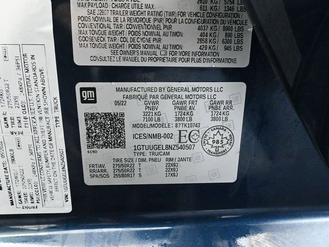 Used 2022 GMC Sierra 1500 Denali w/ Denali Reserve Package image 59