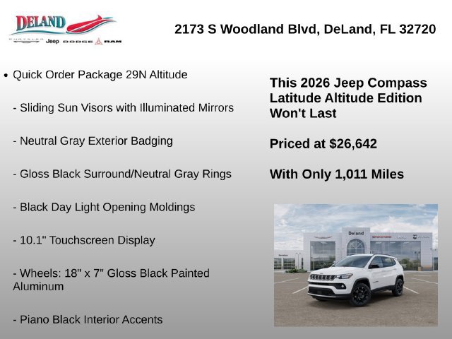 New 2026 Jeep Compass Latitude AWD/4WD image 7