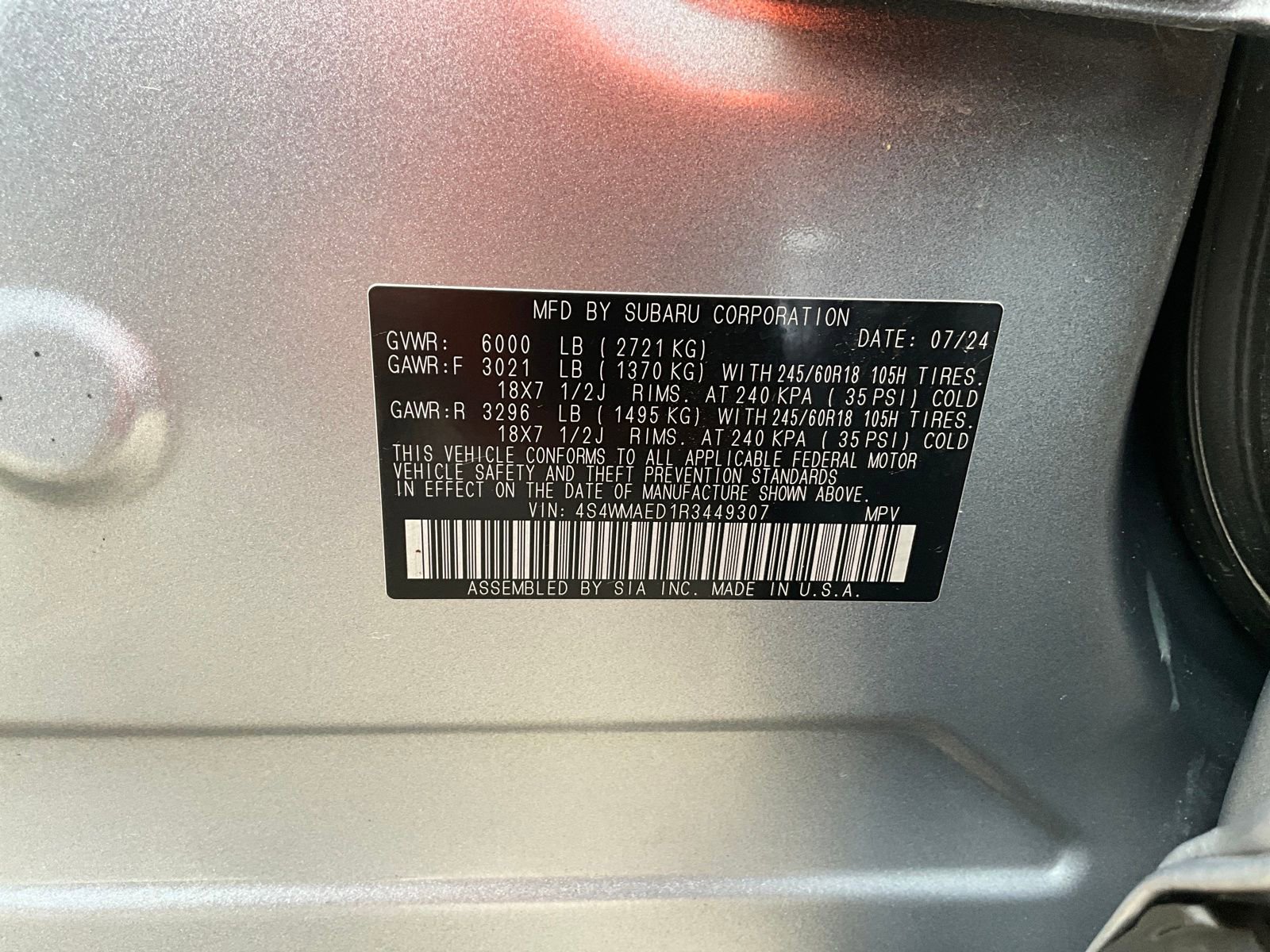 Certified 2024 Subaru Ascent Premium w/ Convenience Package image 37