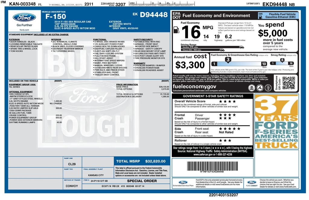 Used 2014 Ford F150 XL w/ Power Equipment Group image 10