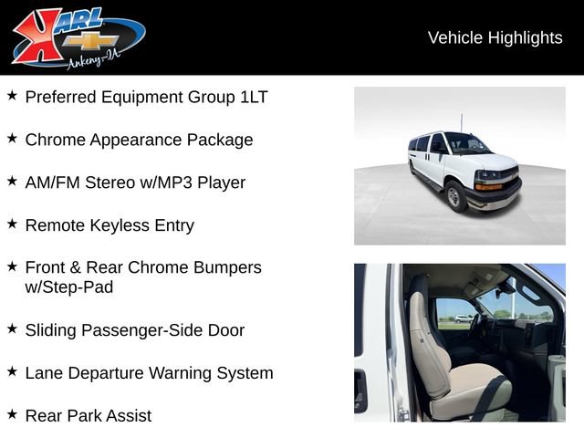 Used 2025 Chevrolet Express 3500 LT w/ LT Preferred Equipment Group RWD image 2