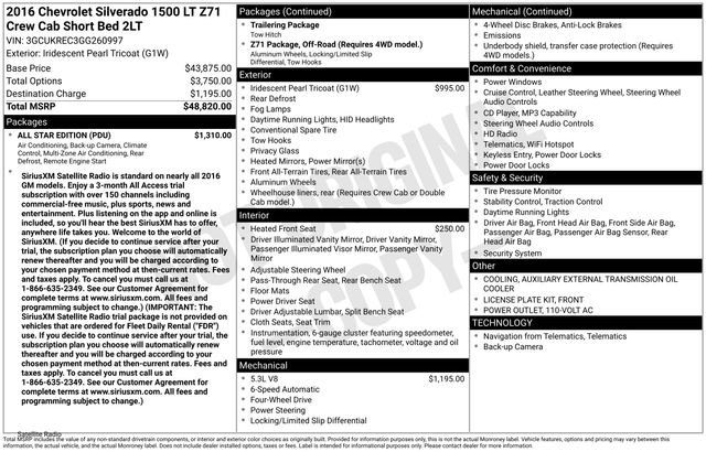 Used 2016 Chevrolet Silverado 1500 LT w/ All Star Edition image 33