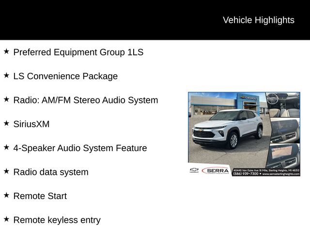 Certified 2024 Chevrolet TrailBlazer LS w/ LS Convenience Package FWD image 4