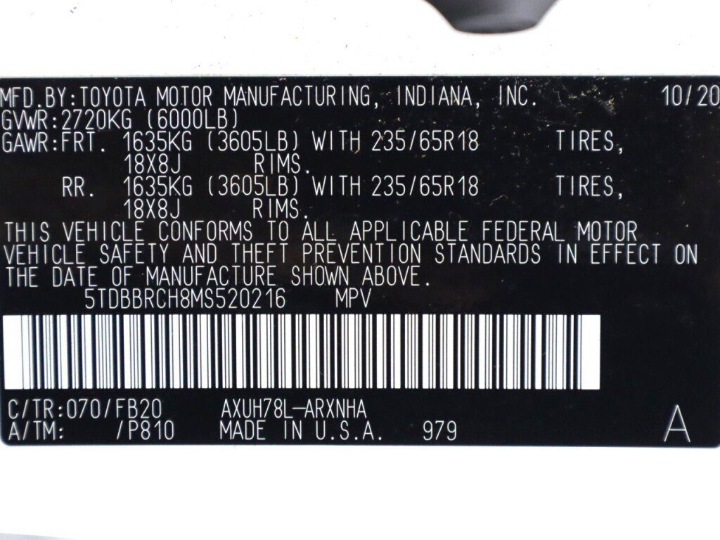 Used 2021 Toyota Highlander LE image 45