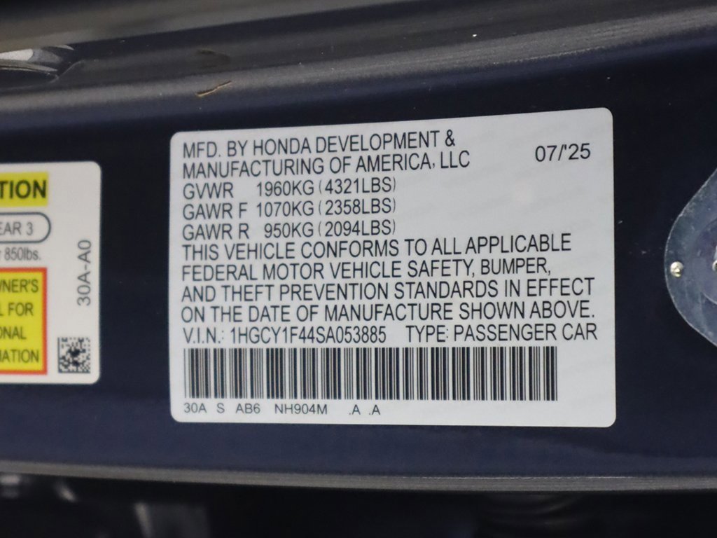Certified 2025 Honda Accord SE image 53