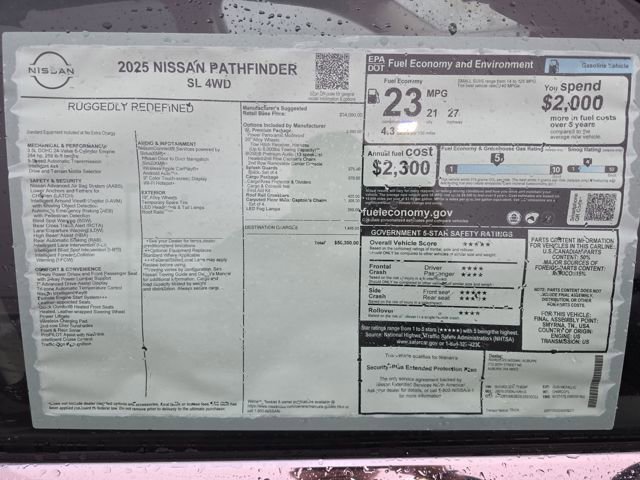 New 2025 Nissan Pathfinder SL w/ SL Premium Package image 32