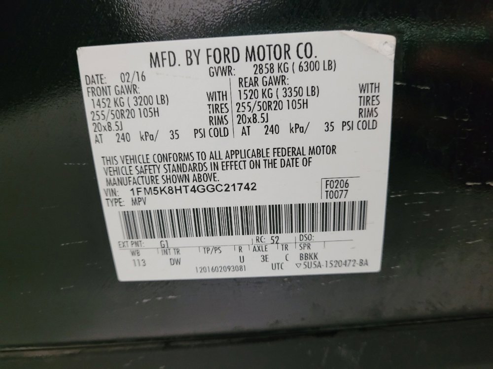 Used 2016 Ford Explorer Platinum AWD/4WD image 33