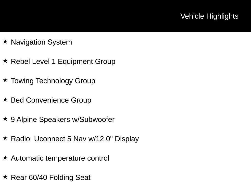 New 2026 RAM 2500 Rebel w/ Rebel Level 1 Equipment Group image 9