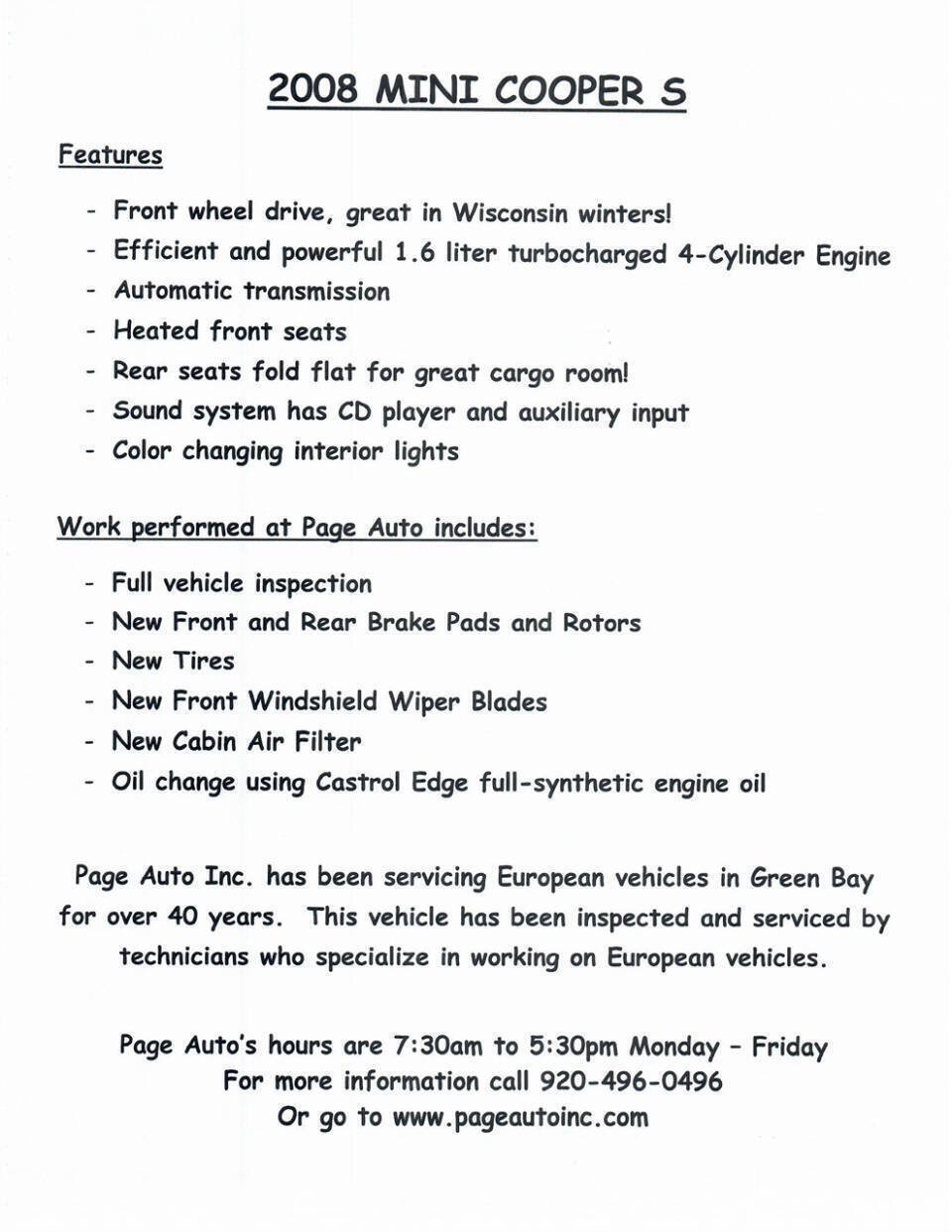 Used 2008 MINI Cooper S FWD image 18