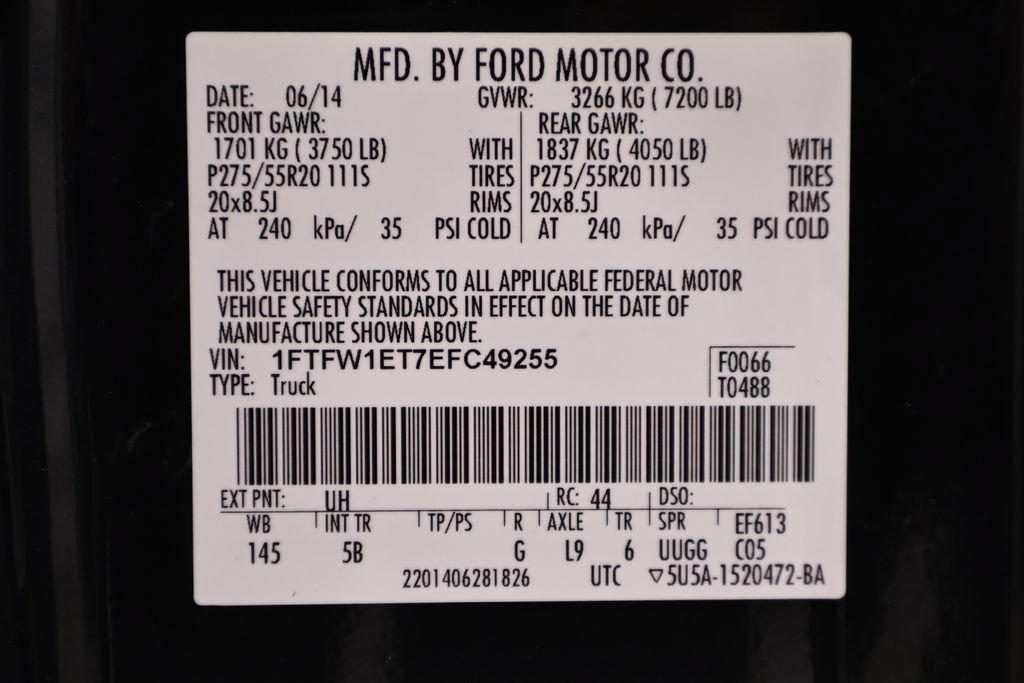 Used 2014 Ford F150 FX4 w/ Equipment Group 402A Luxury AWD/4WD image 43