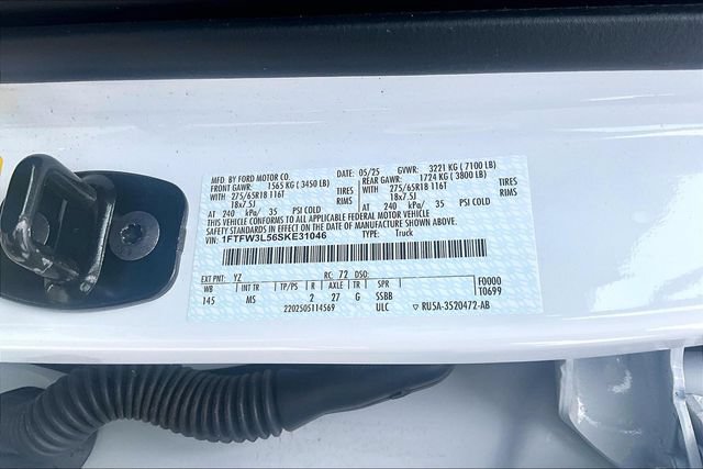 Used 2025 Ford F150 XLT w/ Equipment Group 301A Standard AWD/4WD image 32