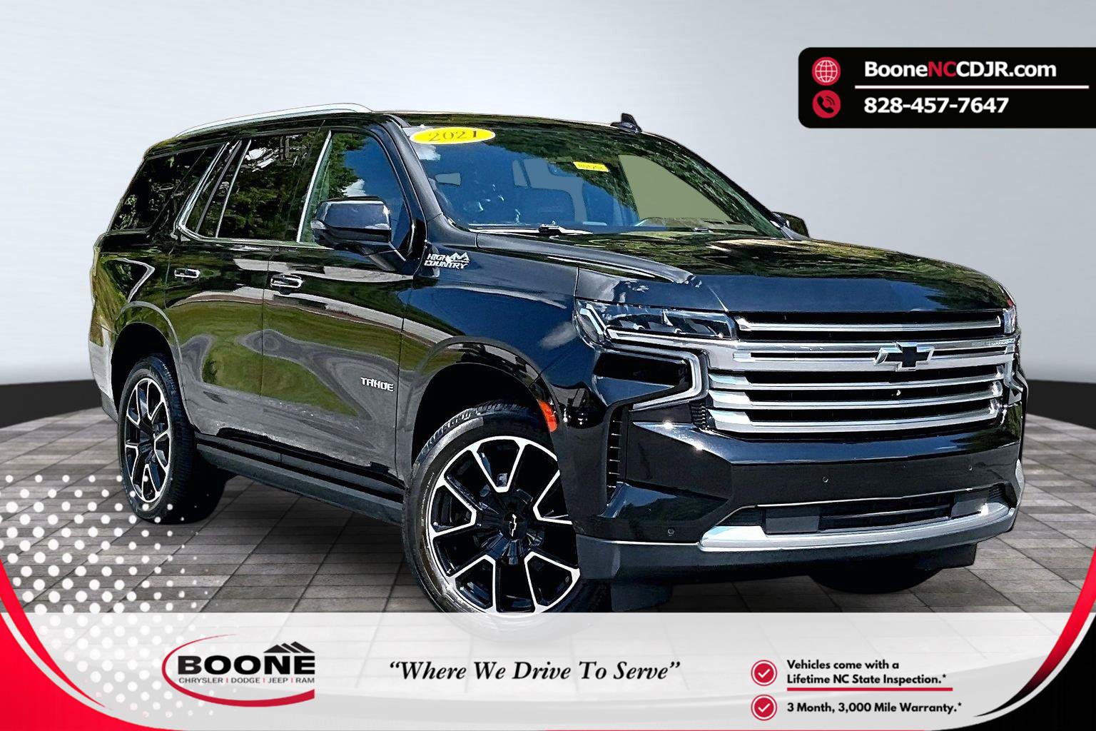 Used 2021 Chevrolet Tahoe High Country w/ Premium Package