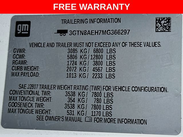 Used 2021 GMC Sierra 1500 2WD Regular Cab w/ Trailering Package image 29