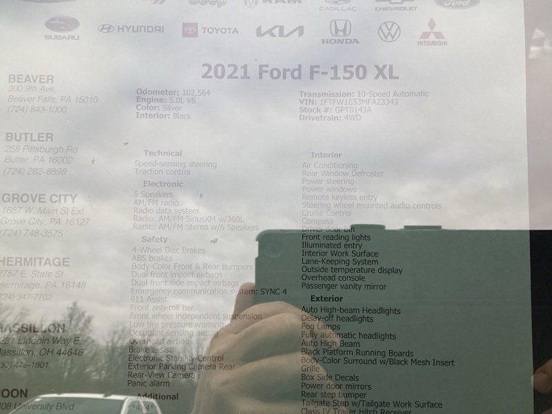 Used 2021 Ford F150 XL w/ STX Appearance Package image 14