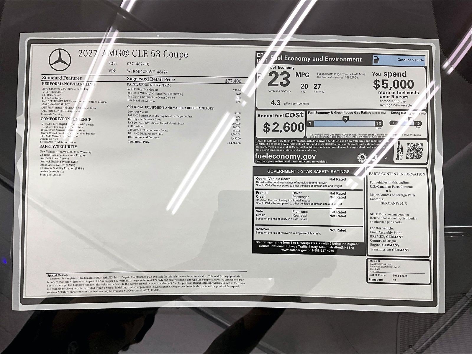 New 2027 Mercedes-Benz CLE 53 AMG 4MATIC Coupe image 17