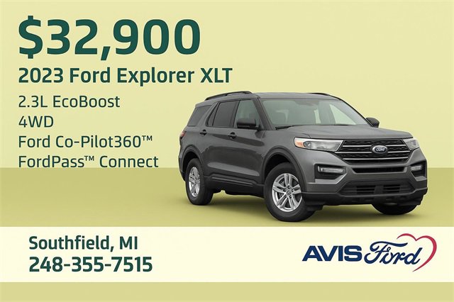 Used 2023 Ford Explorer XLT w/ Equipment Group 202A