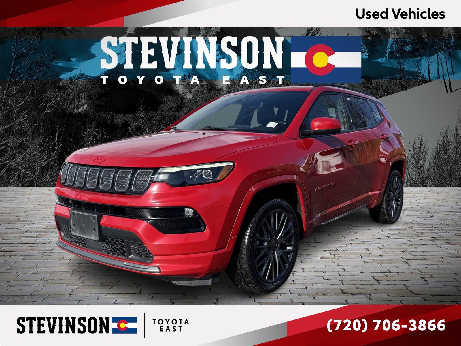 Used 2022 Jeep Compass Limited w/ (RED) Package image 1