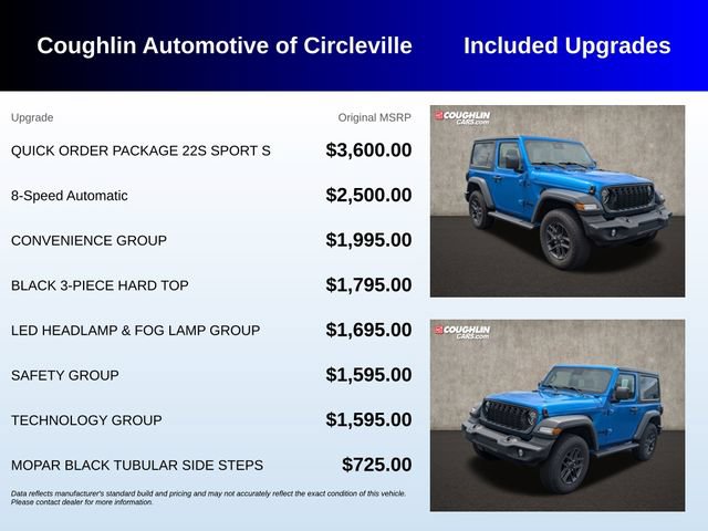 Used 2025 Jeep Wrangler Sport AWD/4WD image 3