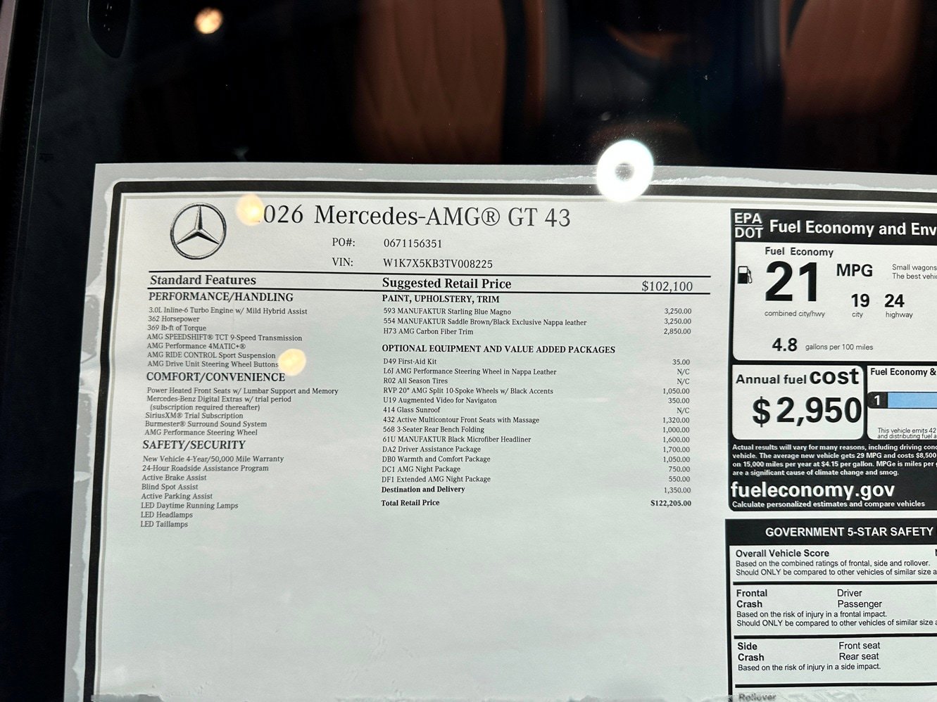 New 2026 Mercedes-Benz AMG GT 43 image 17