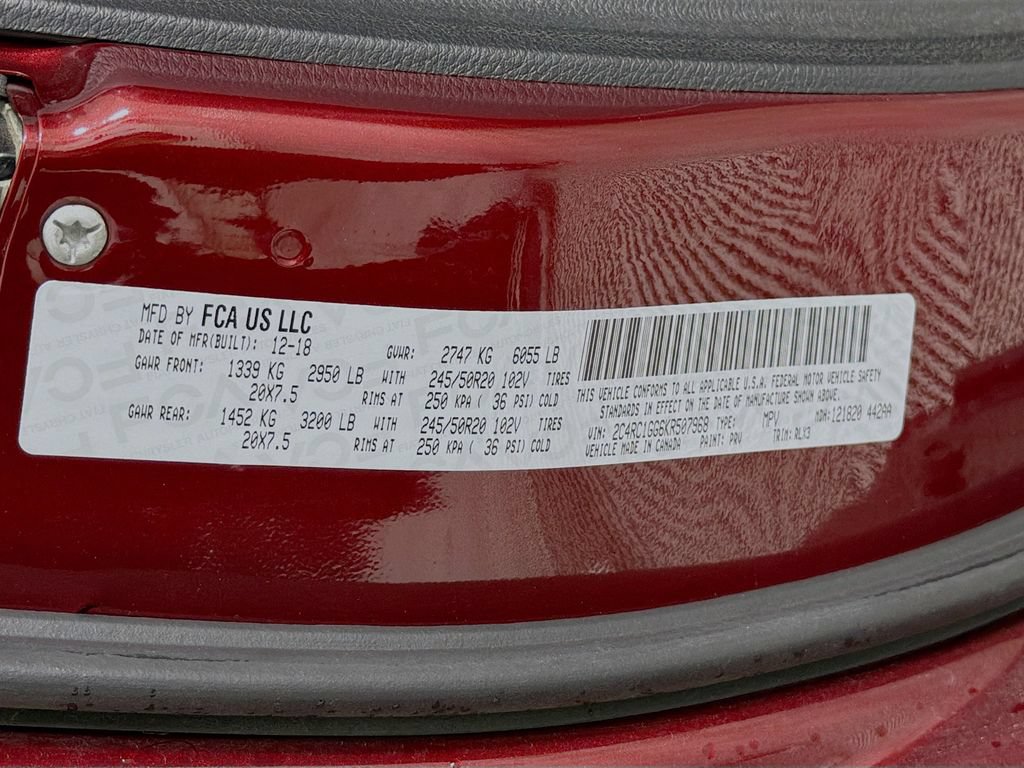 Used 2019 Chrysler Pacifica Limited w/ Advanced Safetytec Group FWD image 33