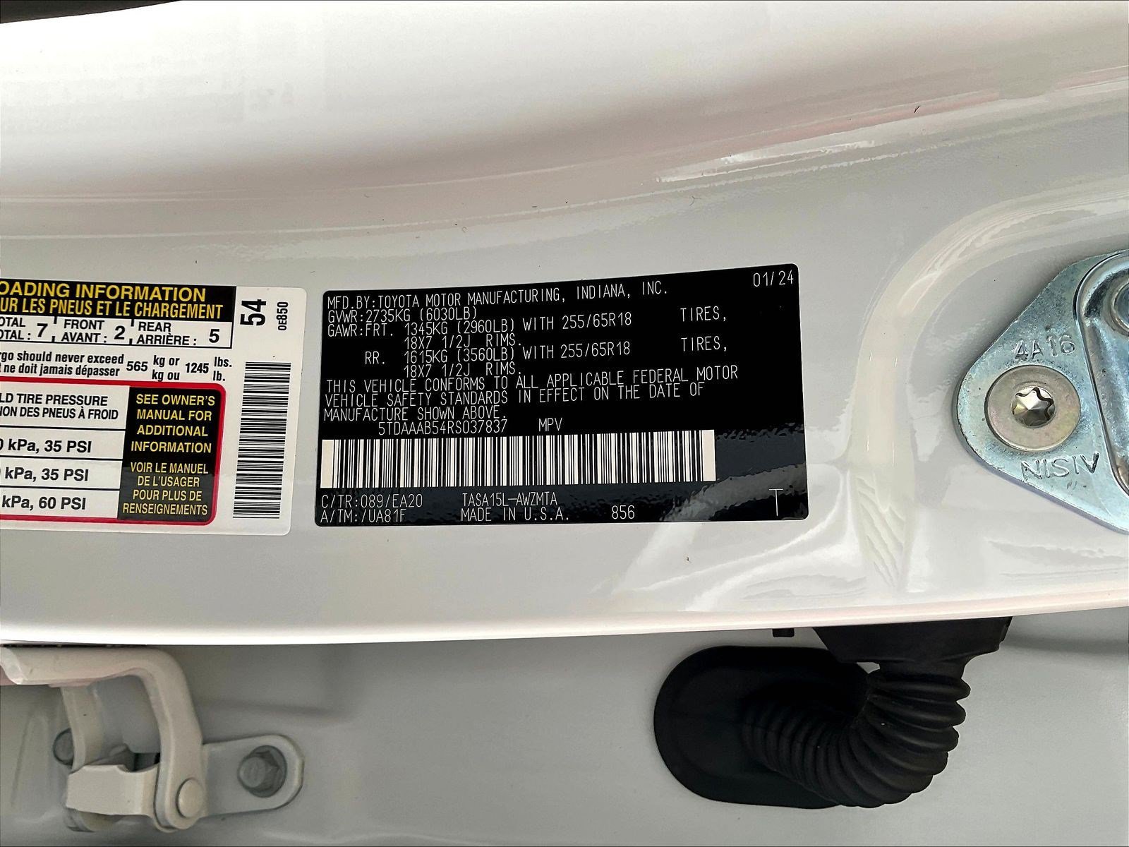 Certified 2024 Toyota Grand Highlander AWD image 19
