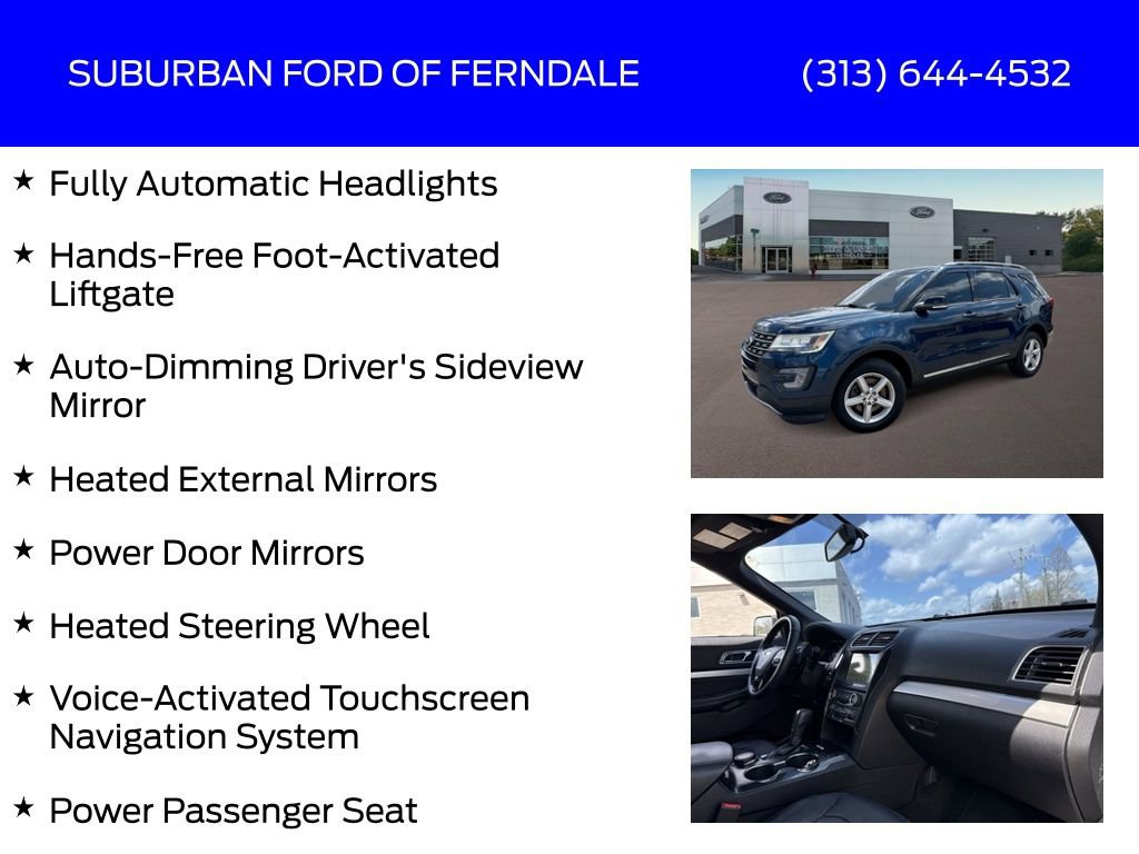 Used 2017 Ford Explorer XLT w/ Equipment Group 202A image 21