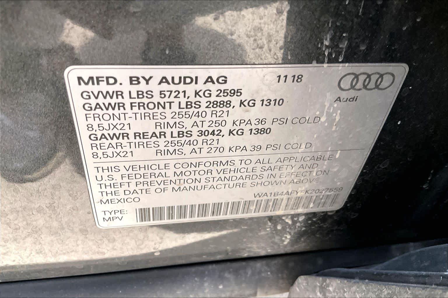 Used 2019 Audi SQ5 Premium Plus AWD/4WD image 34