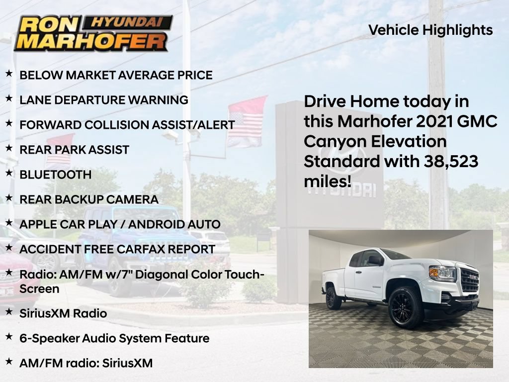 Used 2021 GMC Canyon Elevation Standard w/ Trailering Package AWD/4WD image 14