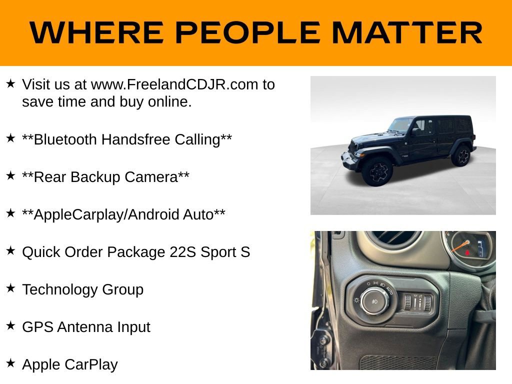 Used 2021 Jeep Wrangler Unlimited Sport image 29