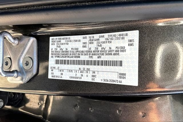Used 2019 Ford Escape Titanium AWD/4WD image 19