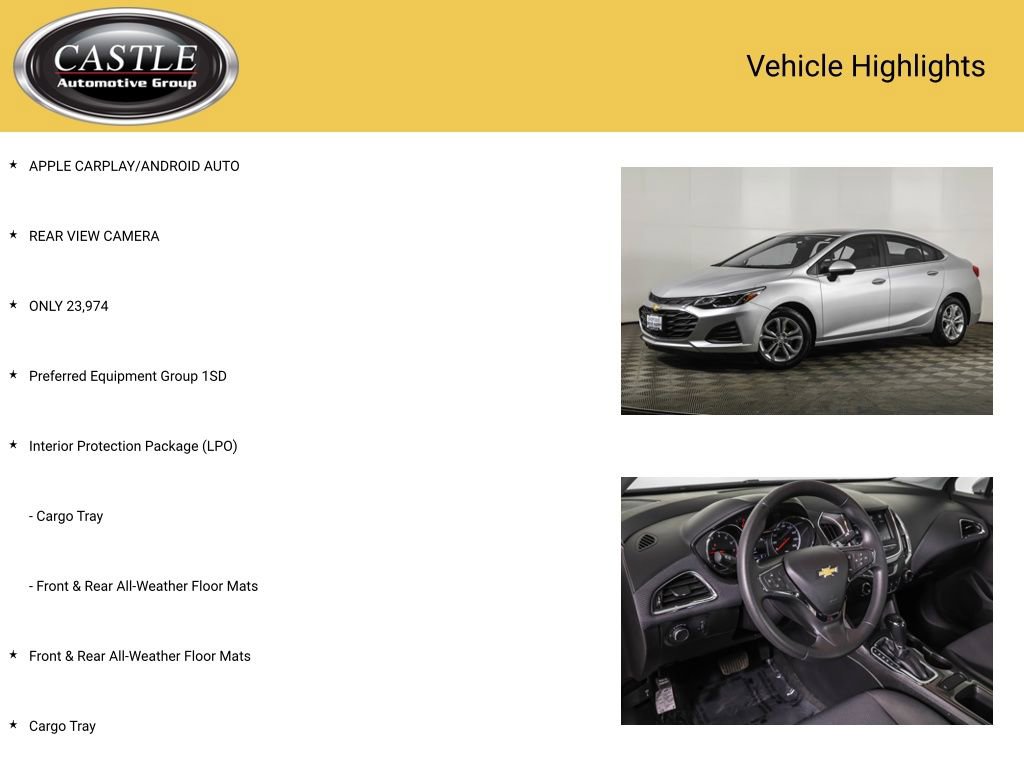 Used 2019 Chevrolet Cruze LT image 3