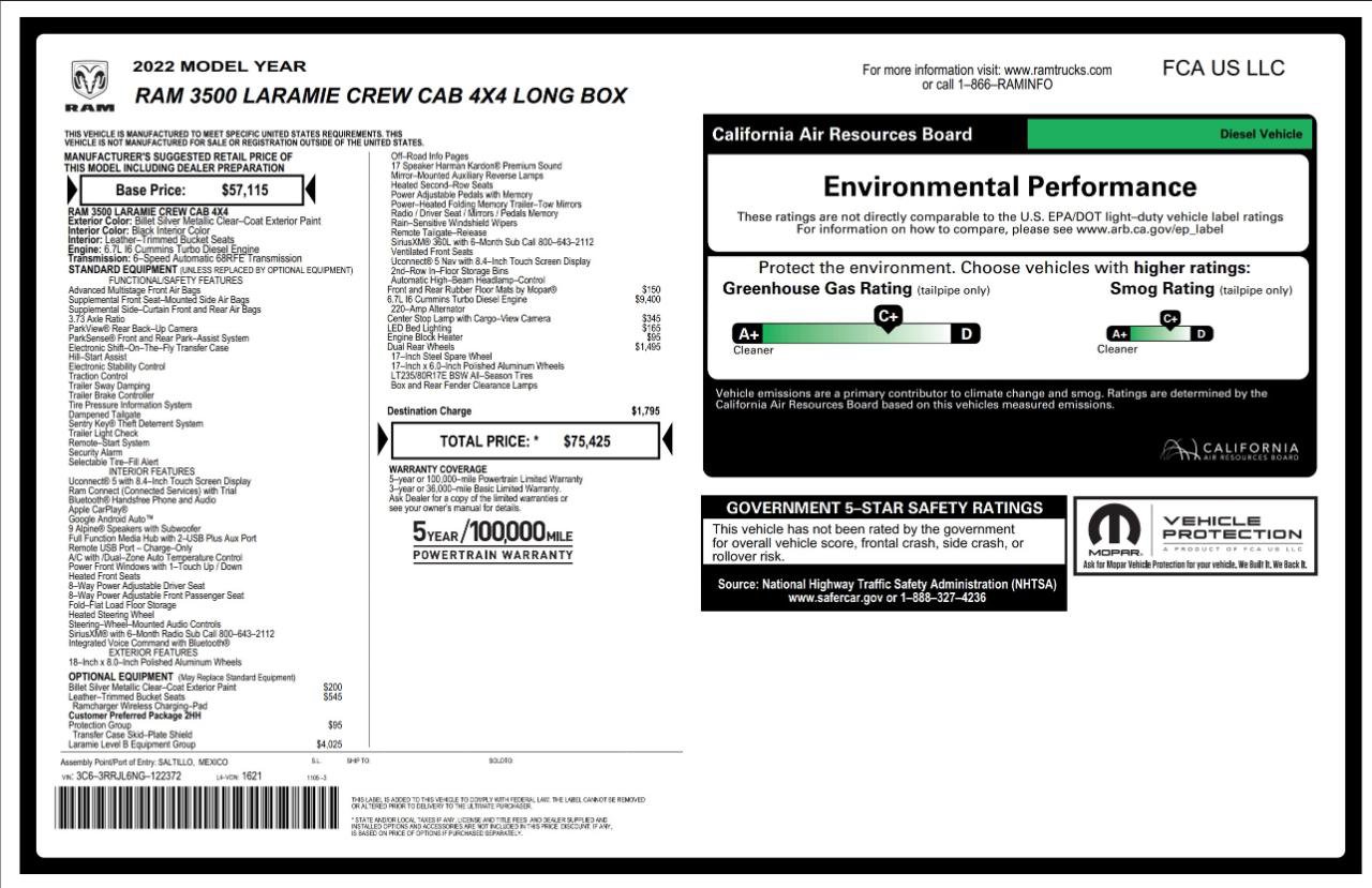 Used 2022 RAM 3500 Laramie AWD/4WD image 4