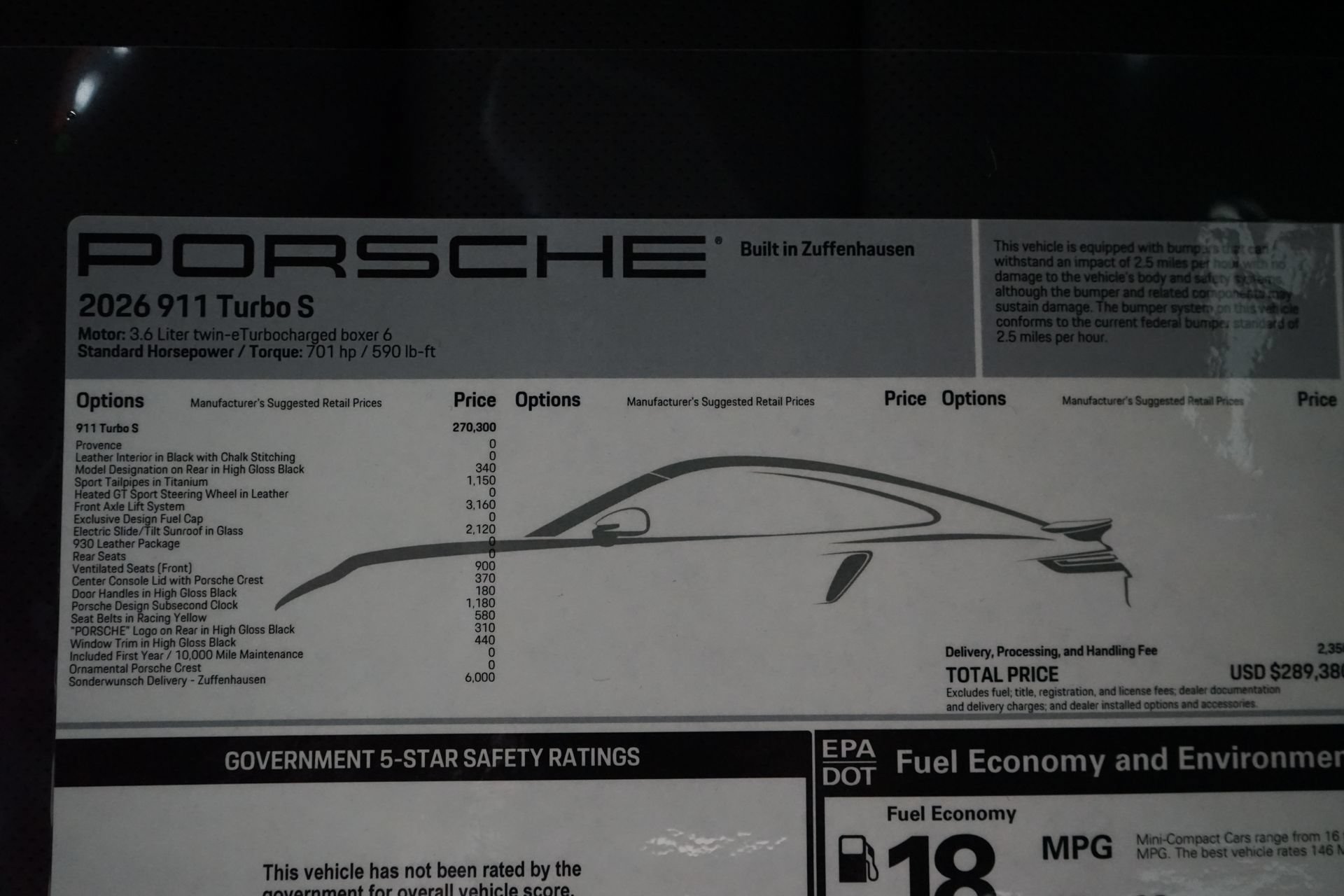 Used 2026 Porsche 911 Turbo S AWD/4WD image 34