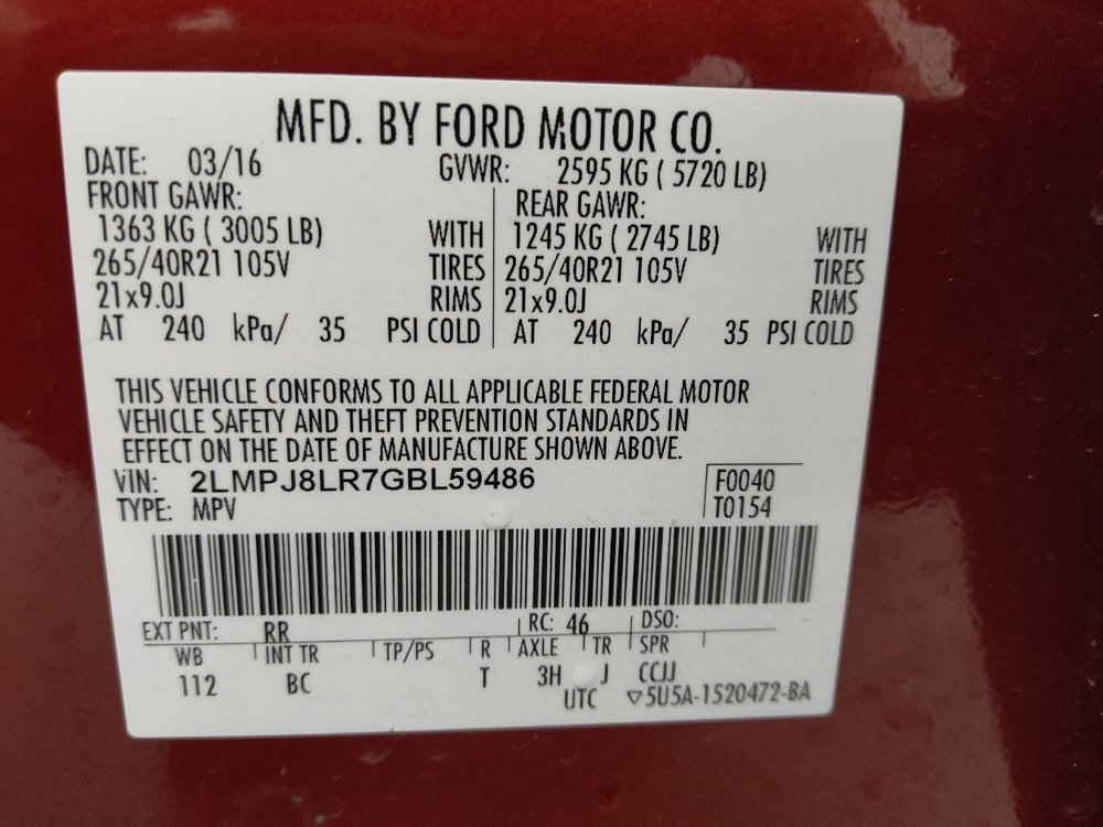 Used 2016 Lincoln MKX Reserve w/ Luxury Package image 33