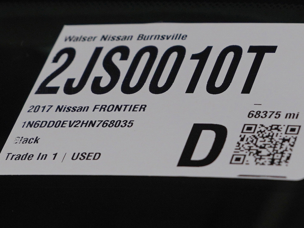 Used 2017 Nissan Frontier SV w/ SV Value Truck Package AWD/4WD image 33