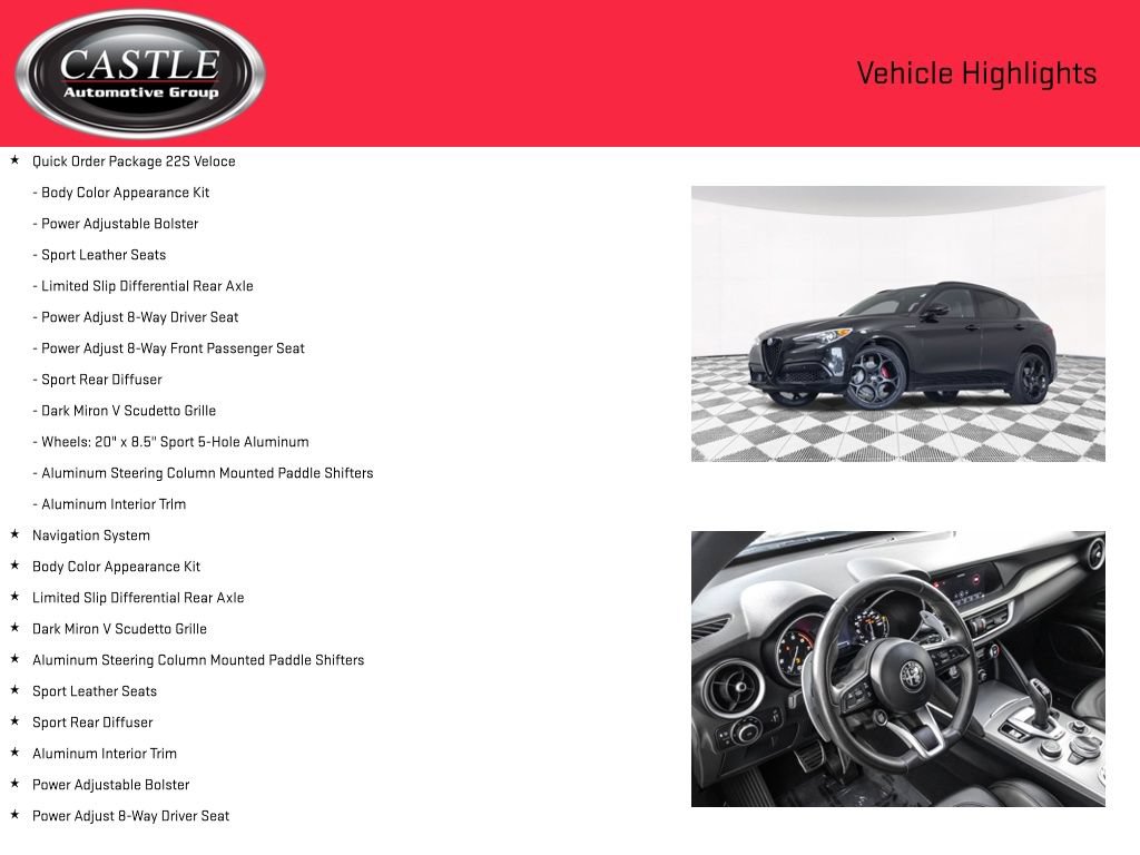 Used 2023 Alfa Romeo Stelvio Veloce AWD/4WD image 3