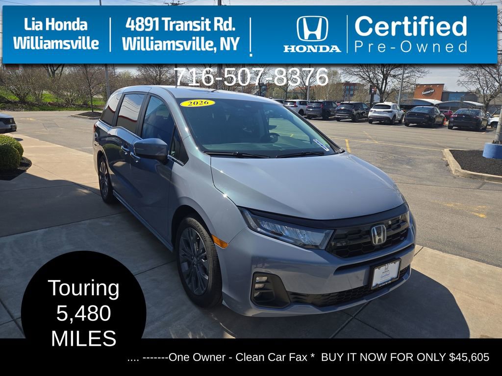 Certified 2026 Honda Odyssey Touring image 1