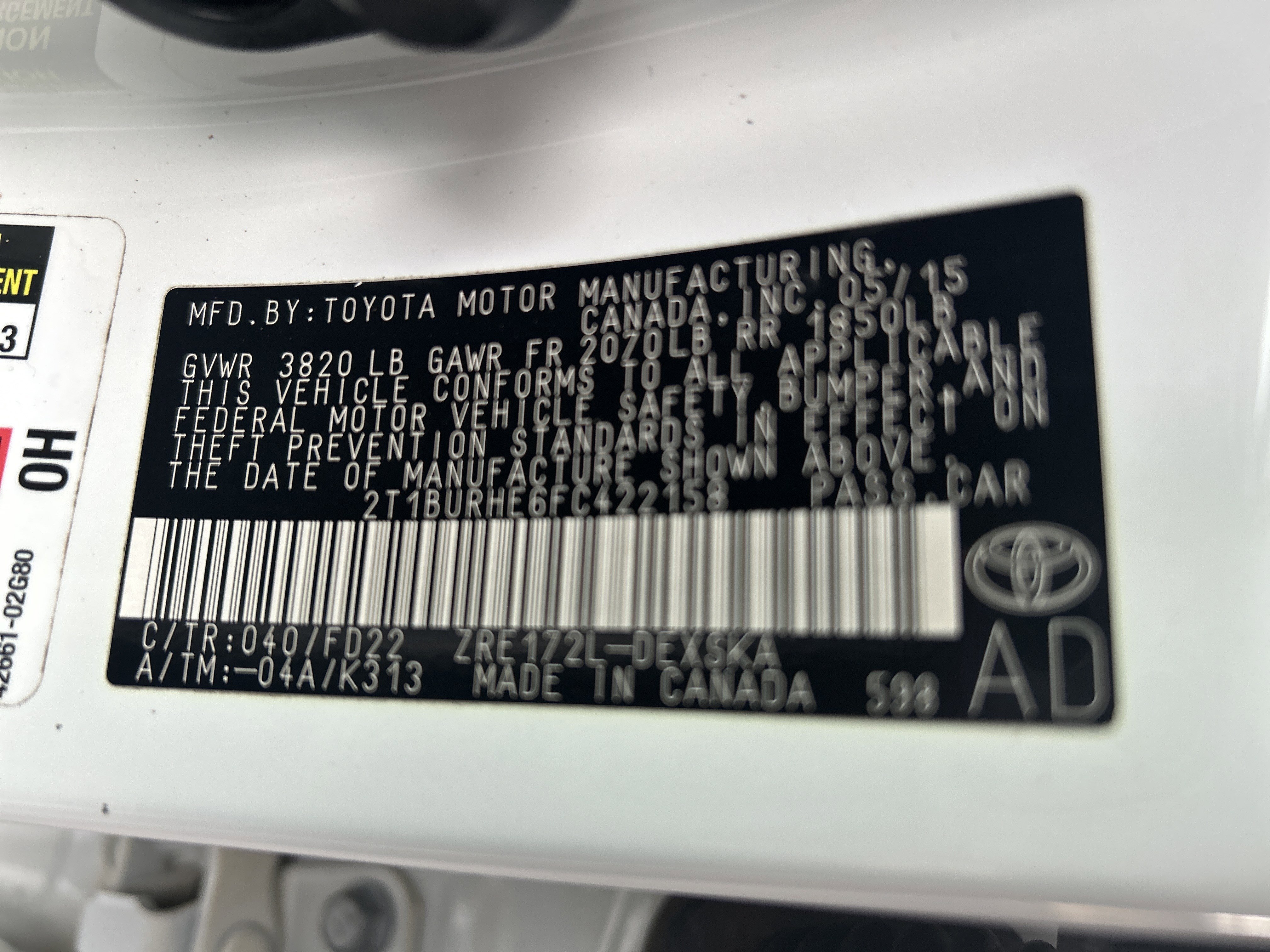 Used 2015 Toyota Corolla S w/ Driver Convenience Package image 36