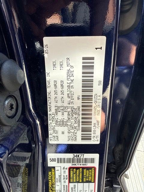 Used 2026 Toyota Sequoia 1794 Edition AWD/4WD image 7