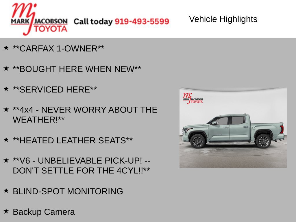 Used 2025 Toyota Tundra Limited AWD/4WD image 6