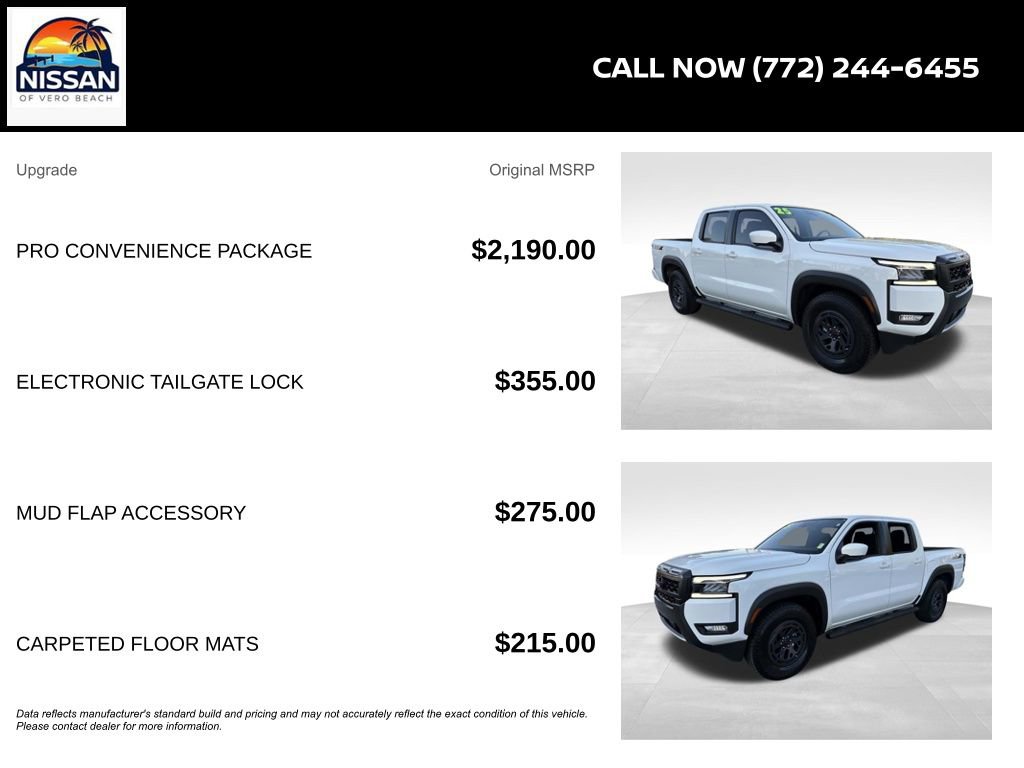 Certified 2025 Nissan Frontier Pro-X w/ Pro Convenience Package image 6