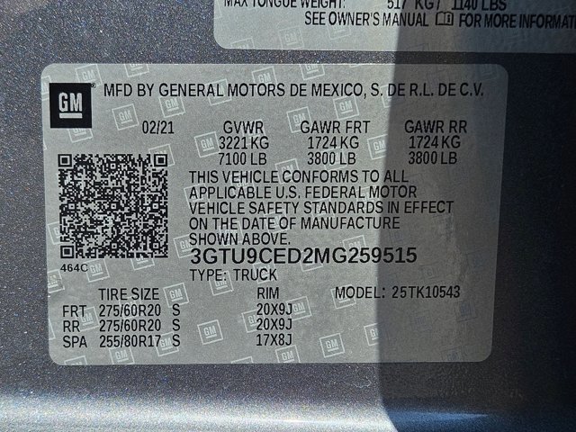 Used 2021 GMC Sierra 1500 Elevation w/ Driver Alert Package I AWD/4WD image 28